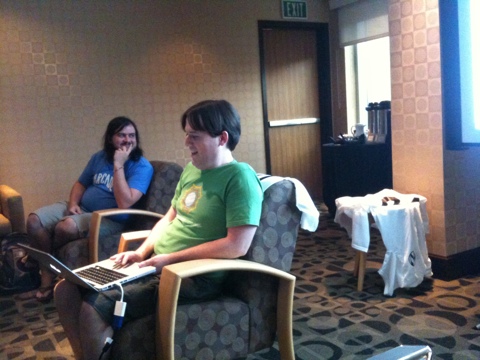 Westi in presentation mode.