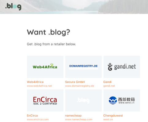 .blog ドメインが取得できる国内レジストラ