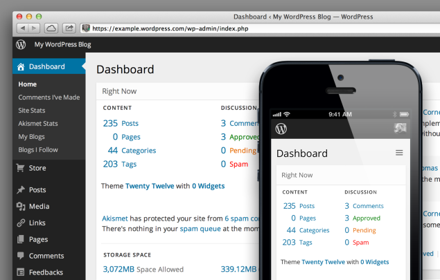 WordPress の未来のダッシュボード「MP6」